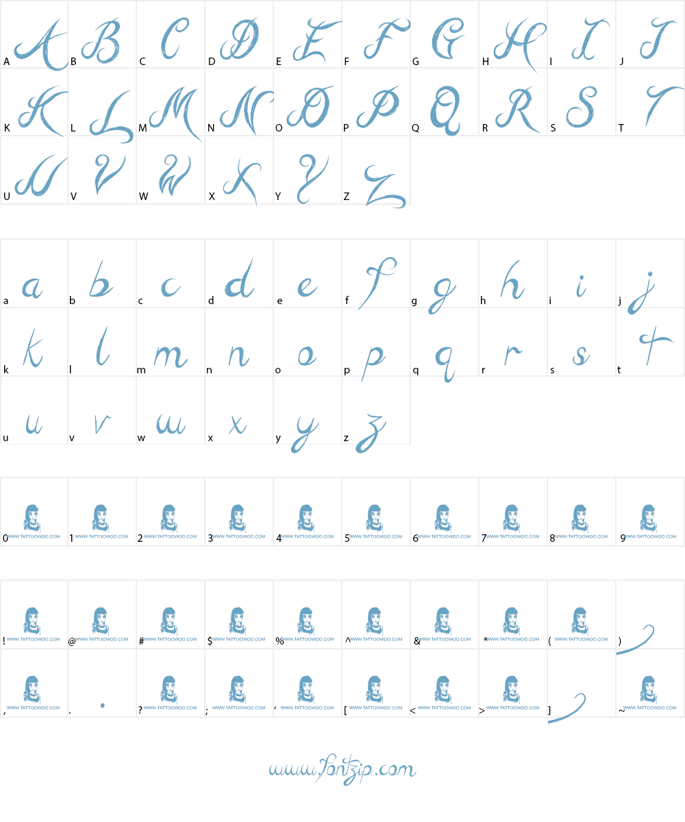 Hill Billies Font Character